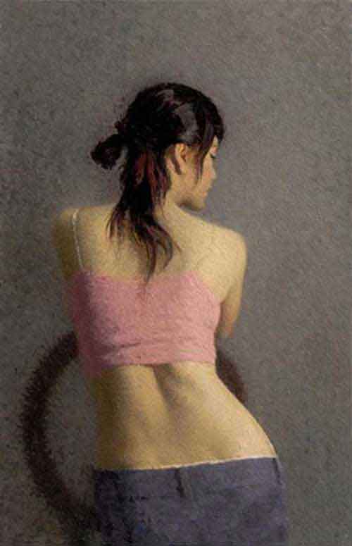靳尚谊油画人体作品
