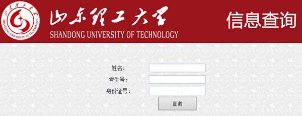 山东理工大学2014年艺术类高考录取查询