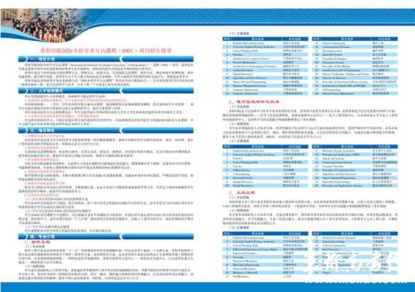 贵阳学院2014年国际本科学术互认课程（ISEC）项目招生简章2