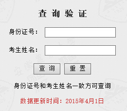 安徽农业大学2015年艺术类校考成绩查询