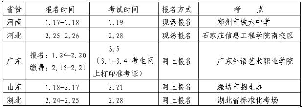 湘潭大学2016年艺术类专业校考考点时间安排