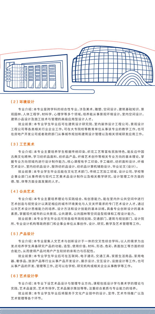 武汉纺织大学2019年美术类专业招生简章3