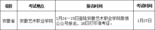 江西服装学院2019年安徽省艺术类招生简章