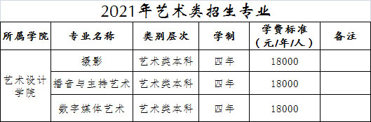 重庆大学城市科技学院2021年艺术类专业校考预报名公告