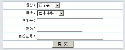 沈阳师范大学2010年艺术类高考录取查询