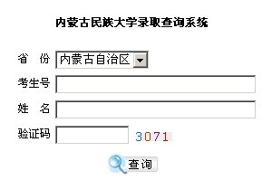 内蒙古民族大学2010年艺术类高考录取查询