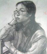 清华美院造型专业高考素描高分试卷