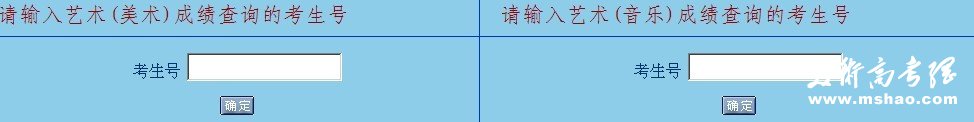 2011年咸宁学院艺术类专业成绩查询