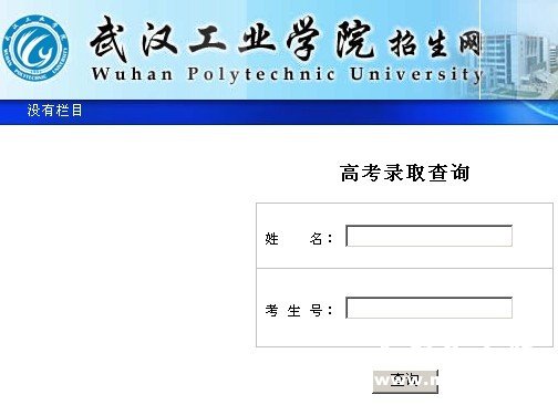 2011年武汉工业学院艺术类高考录取查询