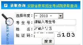 2011年阜阳师范学院艺术高考录取查询